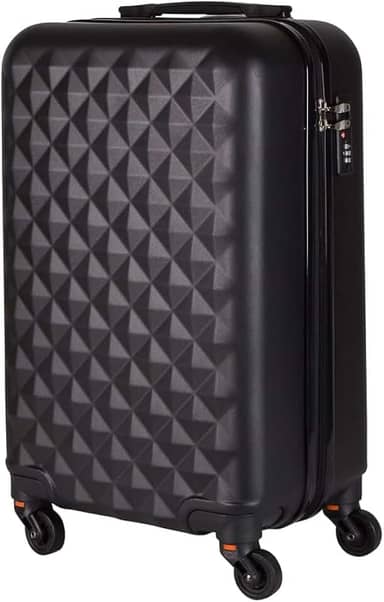 Mala de Bordo em ABS Com 4 Rodas 360 - Roncalli Alemanha Cor:Preto