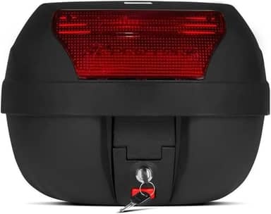 Baú Para Moto 28 Litros | Inclui Suporte E Kit De FixaçãO | Base Universal