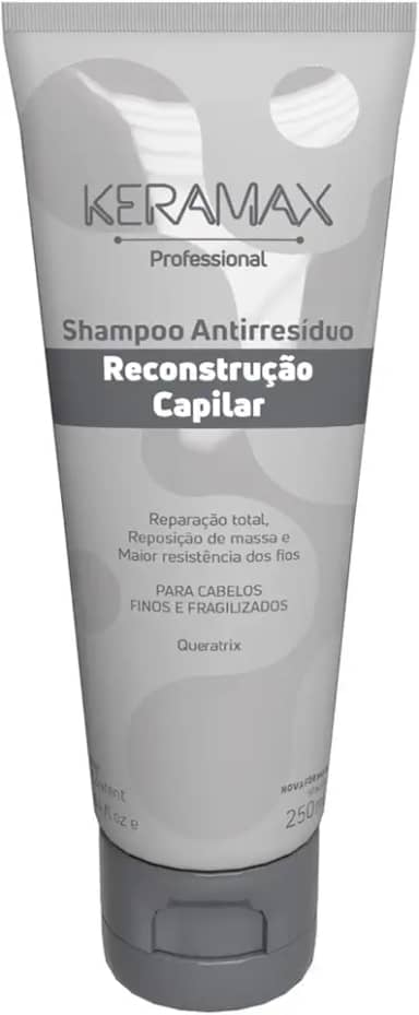 SHAMPOO KERAMAX RECONSTRUÇÃO CAPILAR 250ML