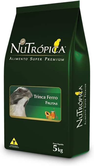 Ração Nutrópica para Trinca Ferro Sabor Frutas - 5Kg