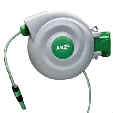 ARZ Enrolador com Mangueira de 20 metros Carretel Retratil para Jardim Suporte para Montagem na Parede