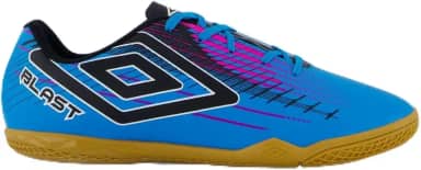 Chuteira Umbro Blast Futsal Azul e Rosa