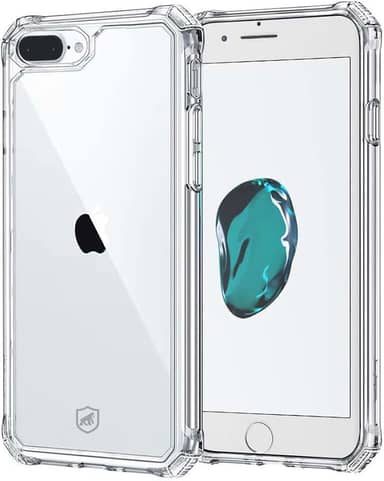 Gshield Capa Case Capinha Clear Proof Anti-impacto com Quinas Reforçadas (Transparente, iPhone 7 Plus / 8 Plus)