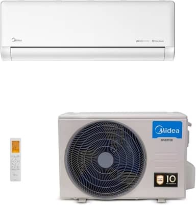 Ar Condicionado Split Hi Wall Ai Ecomaster Midea Inverter 9000 Btus Quente e Frio R32 220v