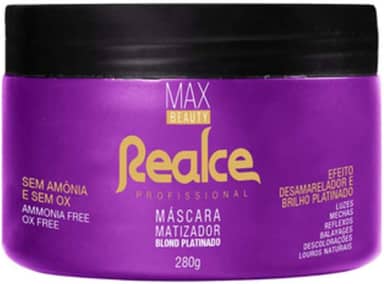 Soft Hair Máscara Realce Matizador Blond Platinado Softhair - 280G Blond Platinado