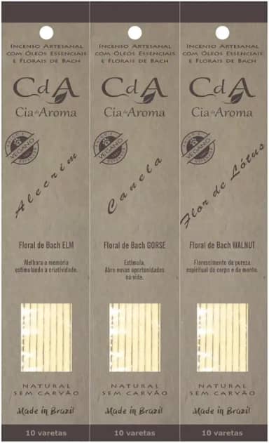 kit 3 caixas Incensos da Prosperidade Artesanal Natural Alecrim Flor de Lotus Canela
