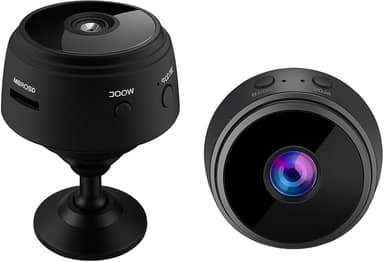 Mini Câmera de Segurança Wi-Fi com Visão Noturna HD, Gravação por Movimento – Segurança Portátil, Discreta e Sem Fios para Casa, Escritório ou Viagens