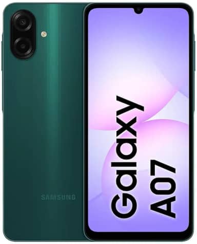 Celular Samsung Galaxy A07 256GB, 8GB, Câm. 50MP, Tela 6.7" - Verde