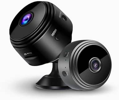 Mini Câmera Wifi, A9, Monitoramento, Segurança, Sensor, Espionagem, USB, Full HD, 1080P, Microfone Integrado, Discreta, Rotação Flexível, Wireless, Original