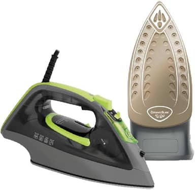 Ferro a Vapor Arno Smartgliss com Base Cerâmica, Tecnologia Smart, Desligamento Automático e Modo Economia de Energia, 1520W, Verde e Cinza, FSC1 110V