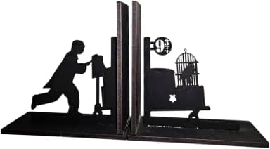 Fábrica Geek Aparador de Livros Plataforma Inspirado em Harry o Mago do Castelo Aparador de Livros Potter Head