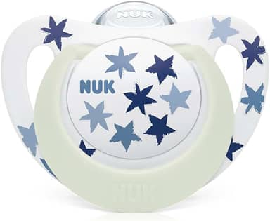 NUK Chupeta Star Glow Boy Silicone S2