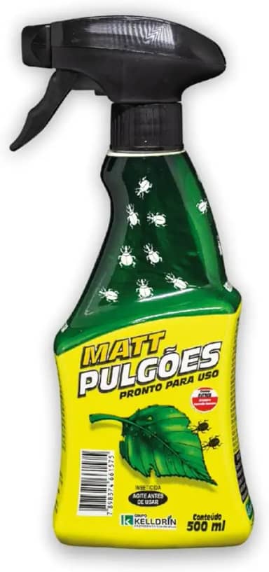 Eficaz contra Pulgão e Colchonilha em Plantas e Jardins Pronto Uso 500ml - Matt Pulgões Kelldrin