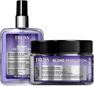 Blond Revolution Truss kit com Máscara 180g + Finalizador 100ml para Loiras