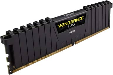 Memória DDR4 16GB PC3200 Vengeance LPX Preto CMK16GX4M1E3200C16 CORSAIR Memória CORSAIR DDR4 16GB 1X16GB PC 3200 Vengeance LPX Preto CMK16GX4M1E3200C16
