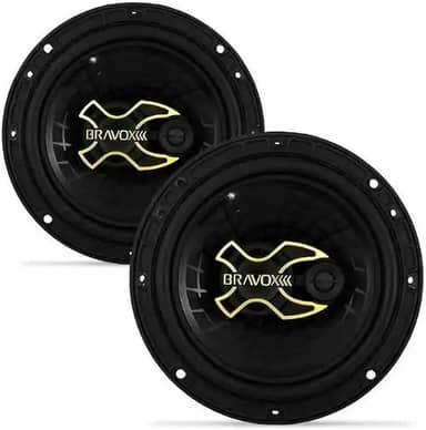 Par Alto-Falante Triaxial 6" 50RMS B3X60 GOLD - Bravox
