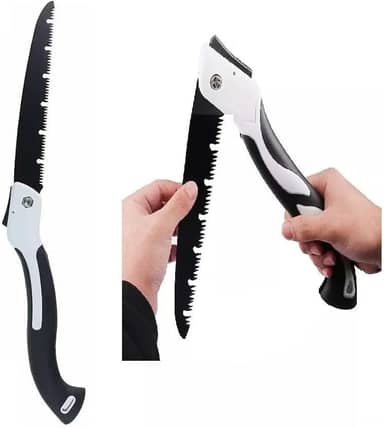 Serra de Poda Dobrável Manual Portátil para Árvores, Galhos e Madeira Ferramenta de Jardinagem, Acampamento e Sobrevivência