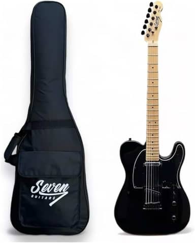 Guitarra Telecaster Seven Stc-307 Bk Preta C/Bag