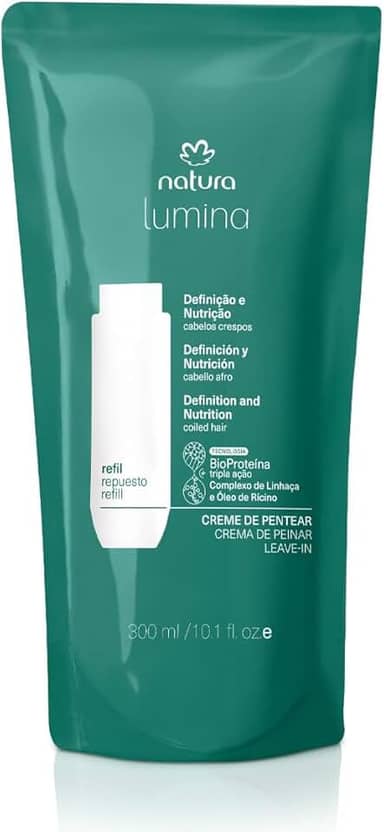 Natura, NATURA LUMINA CREME DE PENTEAR CABELOS CRESPOS REFIL 300ml