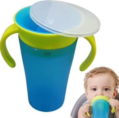 Buba 7545, Copo de Treinamento 360C com Alça, Azul