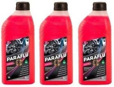 Aditivo Radiador Paraflu Rosa de 1 Litro Original 3 Unidades