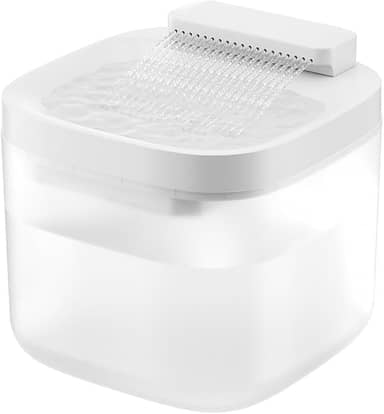 Fonte de Água para Gato e Cão Pequeno 3L – Bebedouro Automático com Bomba Silenciosa, Sensor de Movimento, Filtros de Carvão, Janela Transparente