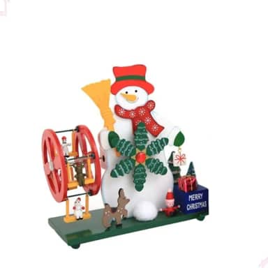 Roda Gigante Natalina Parque De Diversoes Boneco De Neve Musical Giratório