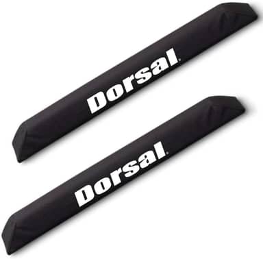 DORSAL Suporte de teto Aero Crossbar para carro, prancha de surfe, caiaque, SUP, snowboard, 71 cm de comprimento [par]