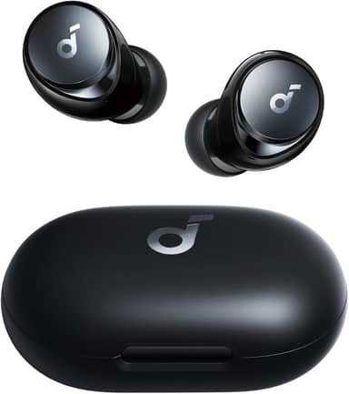soundcore Space A40 da Anker, Fone de Ouvido Bluetooth Sem Fio, ANC Adaptativo Reduzem 98% do Ruído, 50H de Reprodução, Hi-Res, Ajuste Confortável, Personalização via App e Carregamento Sem Fio, Preto