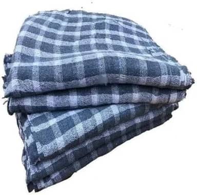 Kit 5 Panos de Chão Xadrez Extra Grande 50cm x 80cm