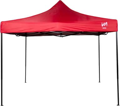 Tenda Gazebo 3x3 Sanfonado Em Aço Com Tecido Aluminizado - Vermelho