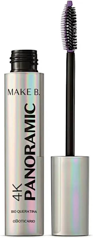 Máscara de Cílios Make B 4K Panoramic O Boticário Cilios Grossos preenchidos Encorpados