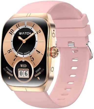 Smartwatch Lefal HK8pro tela AMOLED de 1,95 polegadas original Lefal Cold S7 (Rosa)