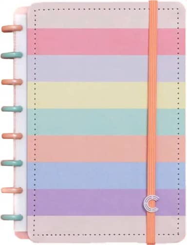 Caderno Inteligente, A5, Arco-íris Pastel, Magic, CIA52060, 155x220mm, 80 Folhas