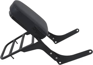 labwork Barra sissy de encosto de passageiro preta com suporte de bagagem de substituição para Honda Rebel 250 CMX250 CMX250CD CMX250CL 1985-2015