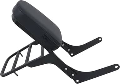 labwork Barra sissy de encosto de passageiro preta com suporte de bagagem de substituição para Honda Rebel 250 CMX250 CMX250CD CMX250CL 1985-2015