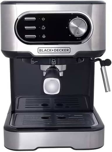 BLACK+DECKER Cafeteira Elétrica, Compatível com Cápsulas Nespresso e Dolce Gusto, Até 2 Xícaras de Café Simultâneas, 220 V, Modelo CE1100G-B2