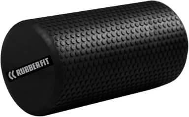 Rolo de Massagem EVA Foam Roller Liberação Miofascial Yoga Alongamento Premium Rubber Fit