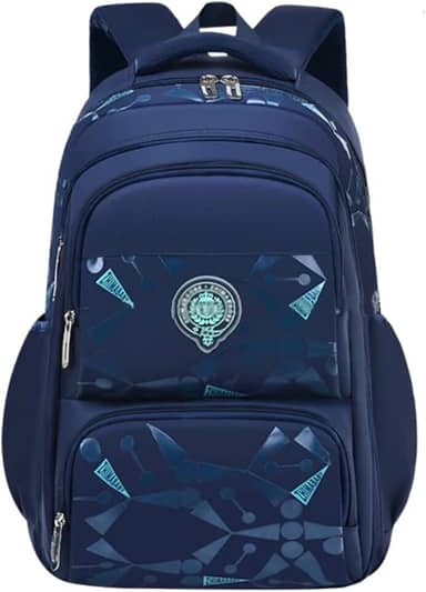 Mochila Masculina Bolsa Escolar Infantil Meninos Grande Espaço Lápis Fichario Notebook
