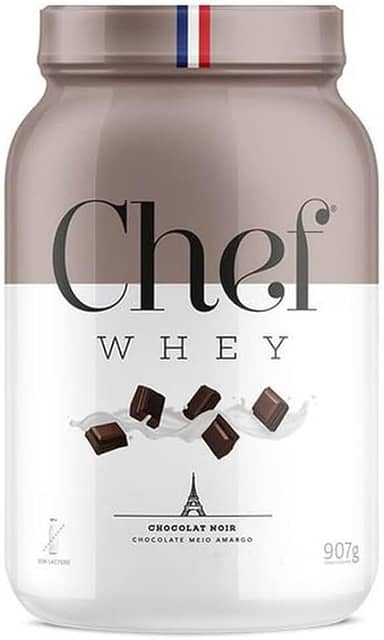 Chef Whey Protein Zero Lactose 907g- Chef Whey (907g, Chocolate Meio Amargo)