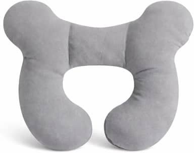 Almofada De Viagem Infantil Segura Cabeça Pescoço Criança (CINZA)