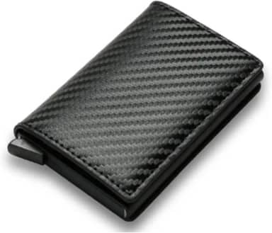 Carteira Porta Cartão Slim Antifurto Pop Up Em Couro Mágica Porta Cartão Rfid