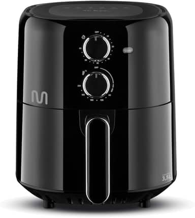 Fritadeira Elétrica sem óleo Air Fryer 3,5L 1500W 127V com Pegador de Alimento Preto Multi - GO213