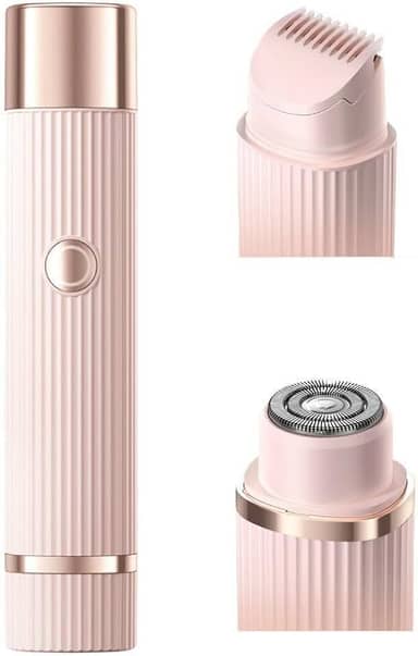 Aparelho Depilador Elétrico Feminino Portátil, Hipoalergênico, Seguro para Todo o Corpo, Pele Suave sem Irritaç (Rosa)