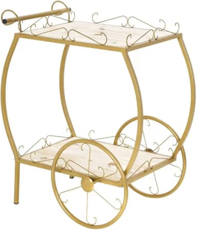 Carrinho de Chá Fixo Cantinho Do Café Adega De Vinhos Bar Decoração de Festas,aparador bar,aparador industrial(Preto)