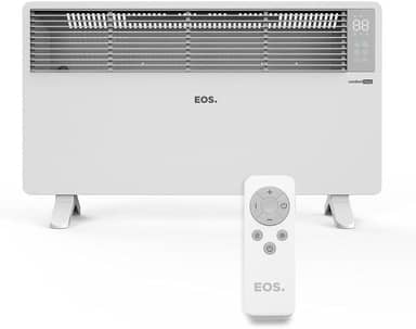Aquecedor Elétrico EOS Comfort Heat com Painel Digital para Piso e Parede com Tecnologia Convector 1500W EAQ04 110V