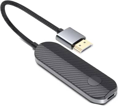dibdib Adaptador de tela HDMI sem fio iOS (apenas iOS), dispositivo de streaming para todos os modelos de iPhone para TV, sincronização de vídeo e áudio HD, espelhamento de streaming do YouTube Tiktok