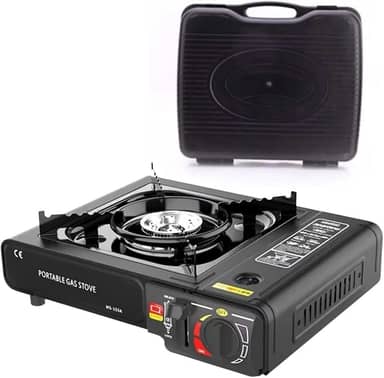 Fogão a Gás Portátil, Multiuso para Acampamento e Pesca, Ideal para camping e viagens