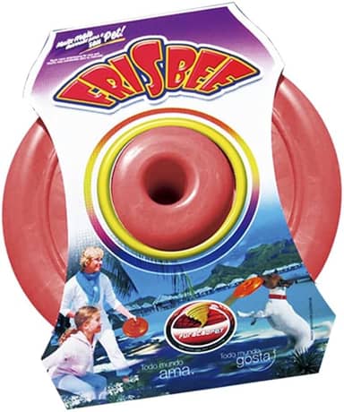 Furacão Pet Frisbee Borracha Furacaopet - Vermelha