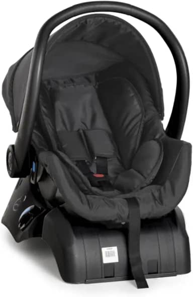 Bebê Conforto Cocoon com Base Grafite Black Galzerano